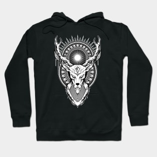 Geometric Deer Hoodie